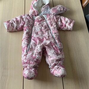 Pilguni Baby girls snow suit size 3-6 months (68) Swarovski Crystal Embellished